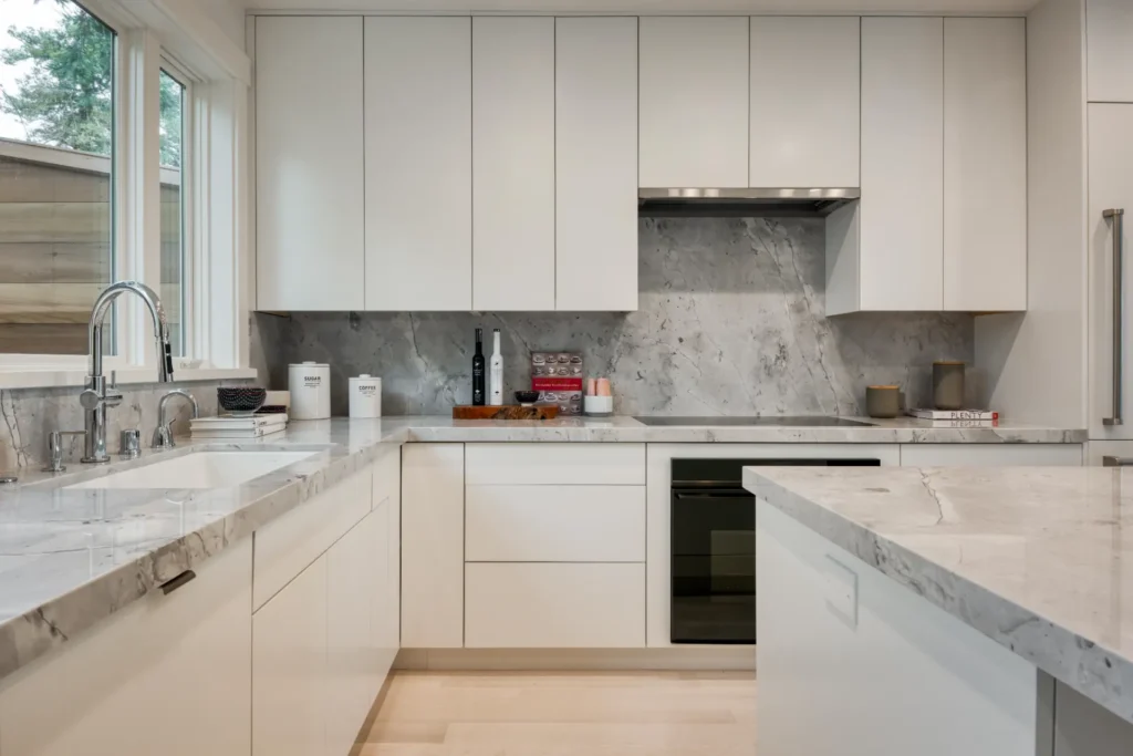 Granite Countertops and Custom Stone Kitchen Design in Burlingame, CA