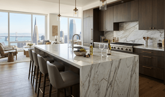 countertops Half Moon Bay, Custom stone installation, Hillsborough, CA
